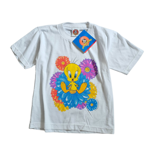 Vtg Looney Toons Tweety Shirt (Sz 7) (1998) *NOS*