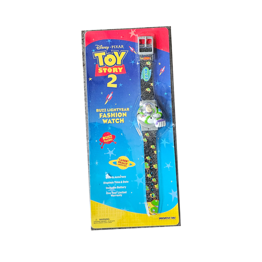 Vtg Disney Pixar Toy Story 2 Buzz Lightyear Fashion Watch