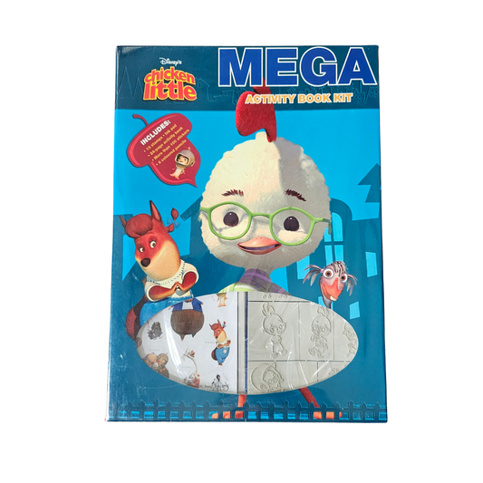Vtg Chicken Little Mega Activity Book Kit