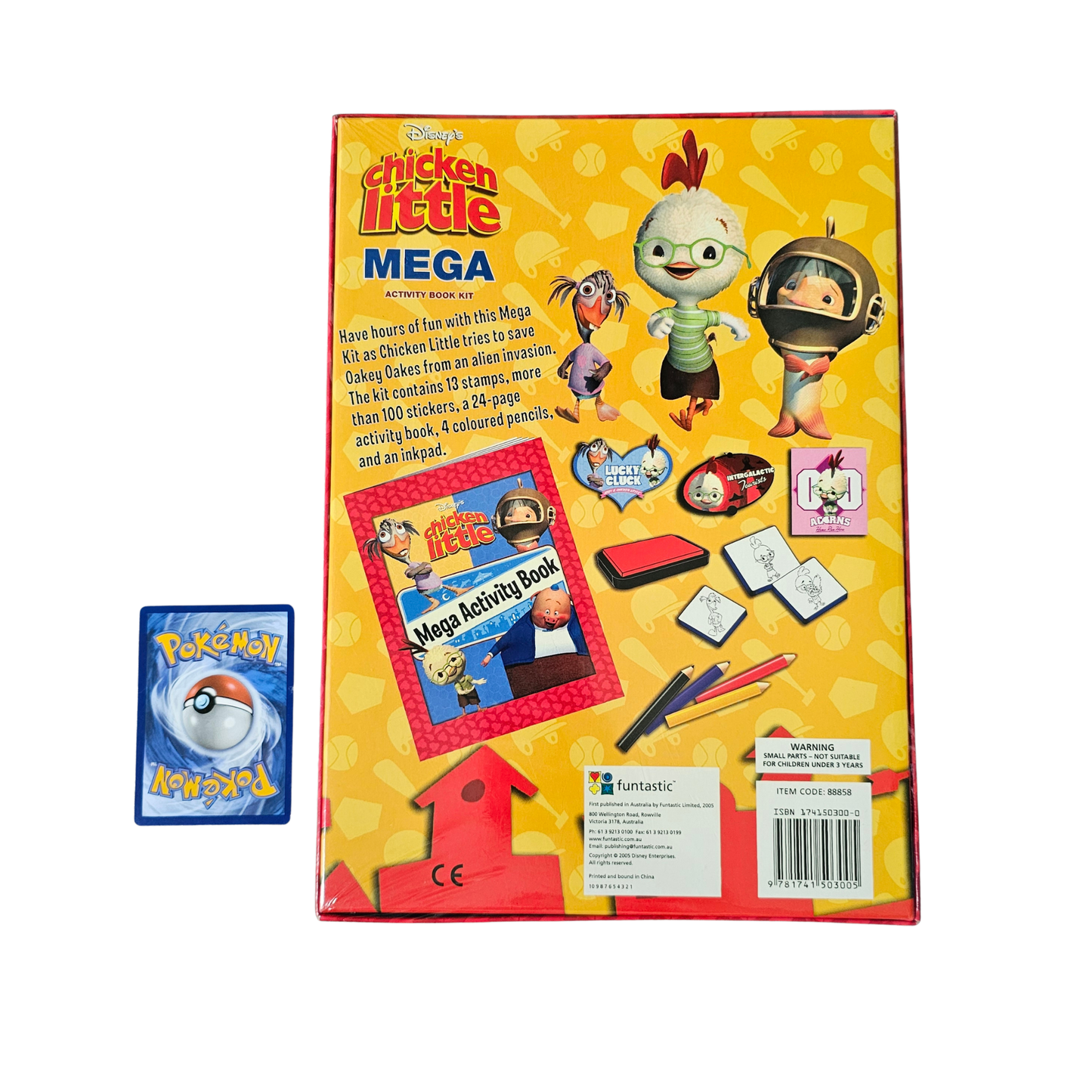 Vtg Chicken Little Mega Activity Book Kit