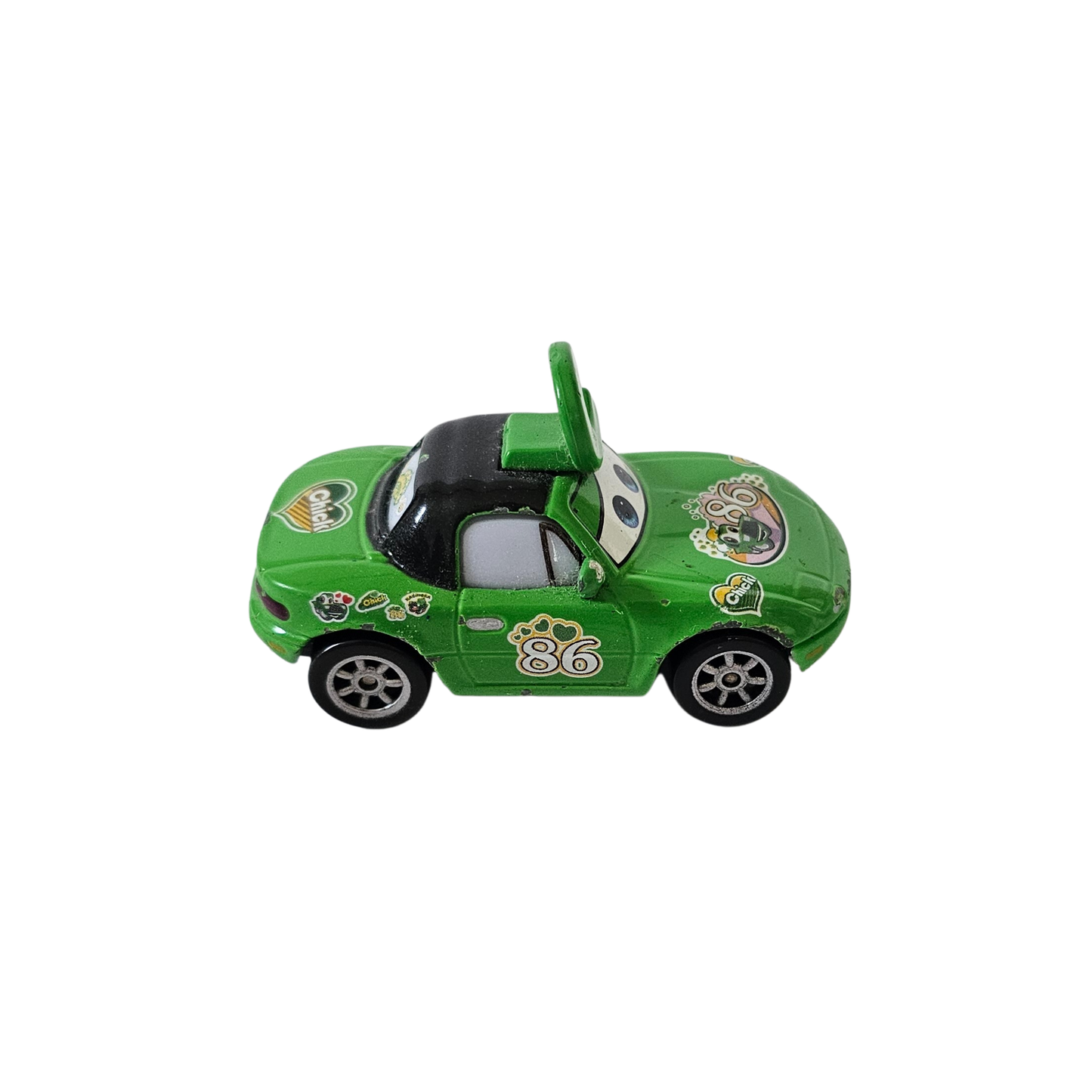 Disney Pixar Cars Chick Hicks Fan Mia 1:55 Diecast (Damaged)