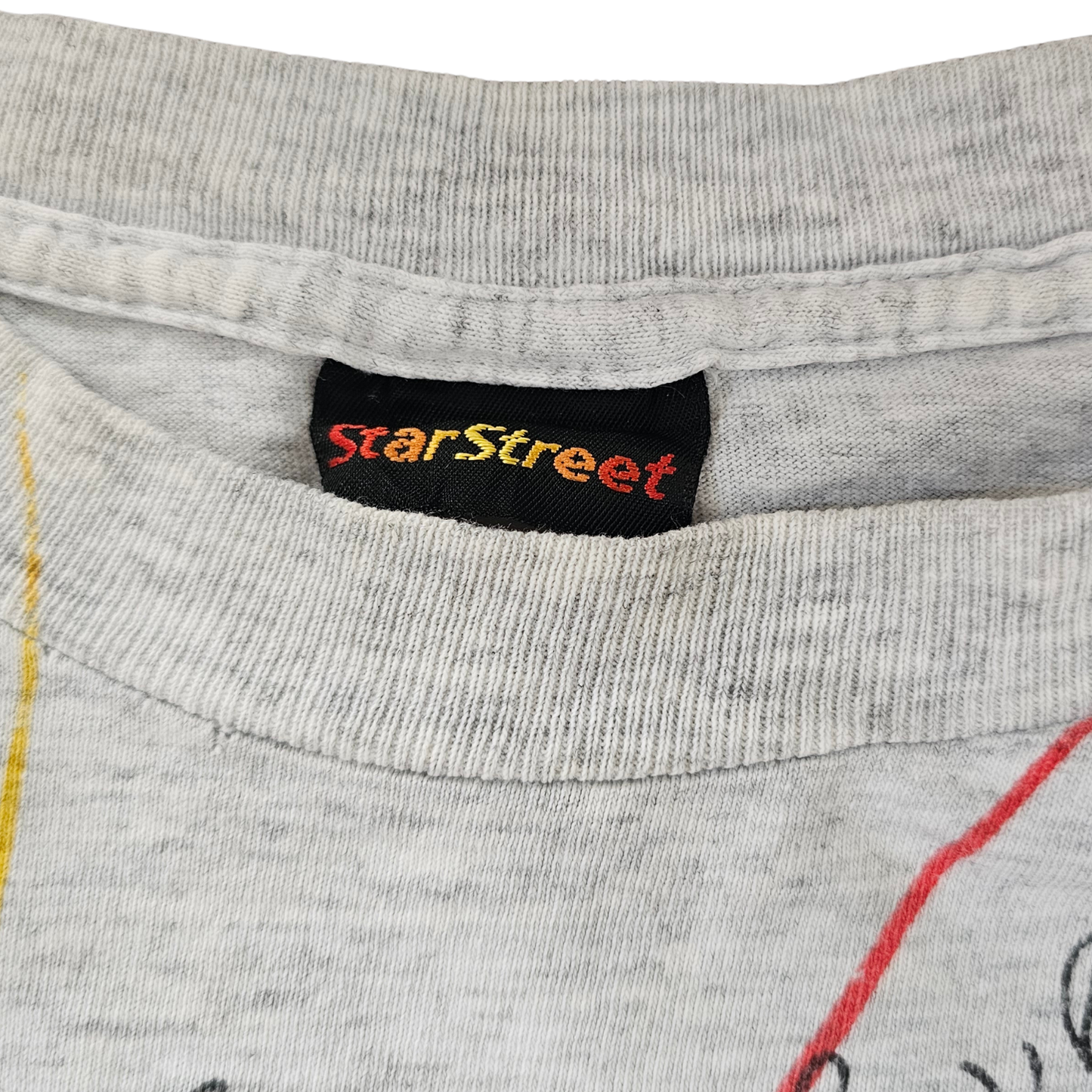 🔐 Vtg Hanna-Barbera Flintstones Fred and Barney Bedrock Bombers AOP (90s) (Sz 6/7)