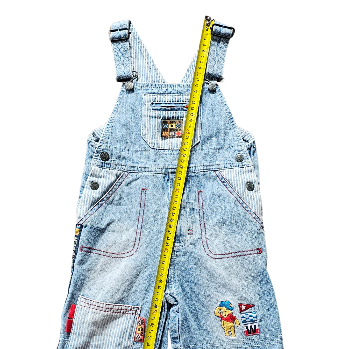 Vtg Winnie-the-Pooh Skipper Pooh Shortalls (sz 2)