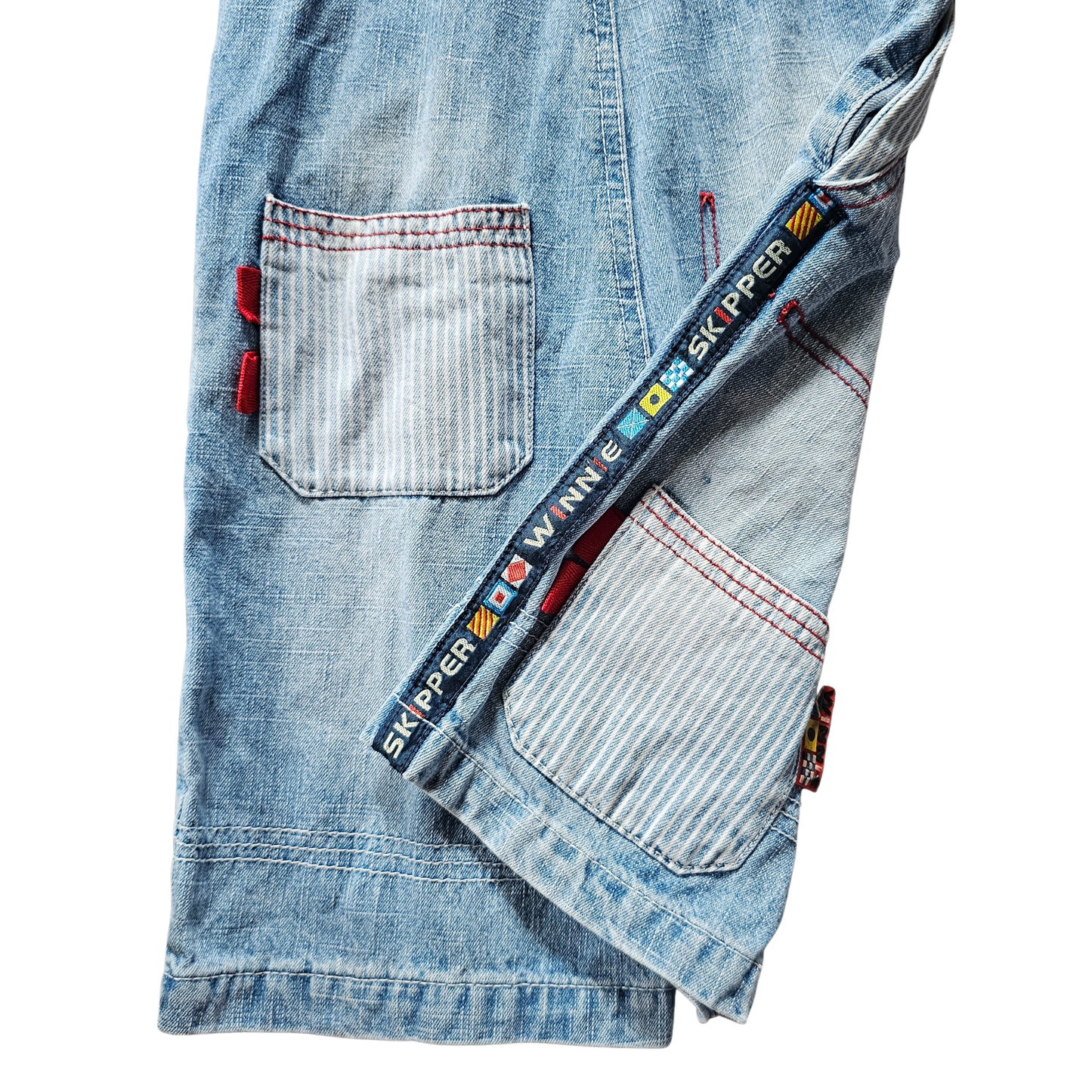 Vtg Winnie-the-Pooh Skipper Pooh Shortalls (sz 2)