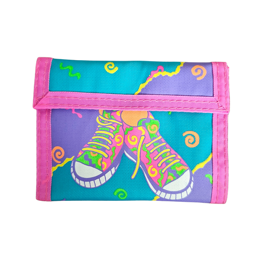 Tri-fold Velcro Wallet 90s Style