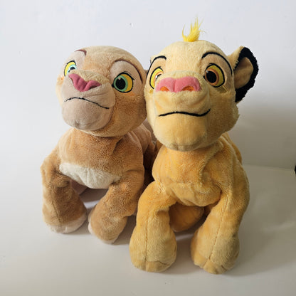 ディズニーストア ライオンキング ヤングナラ＆シンバ ぬいぐるみセット