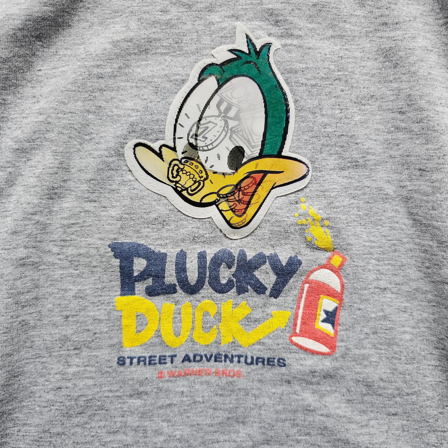 Vtg Warner Bros Tiny Toons Plucky Duck Lenticular Shirt (1996) (Sz 6/7)