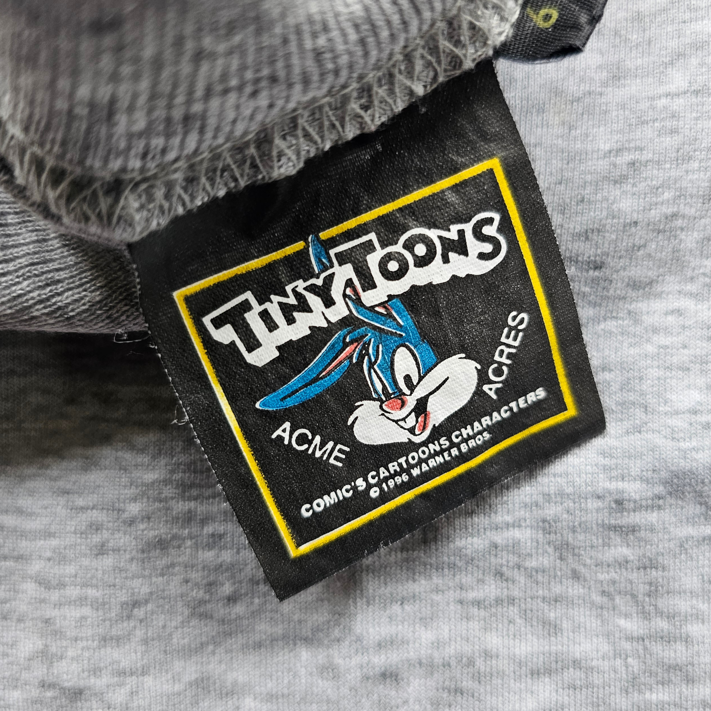 Vtg Warner Bros Tiny Toons Plucky Duck Lenticular Shirt (1996) (Sz 6/7)